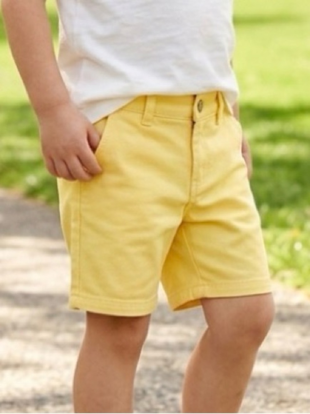 Janie & Jack | Yellow Stretch Shorts | 5